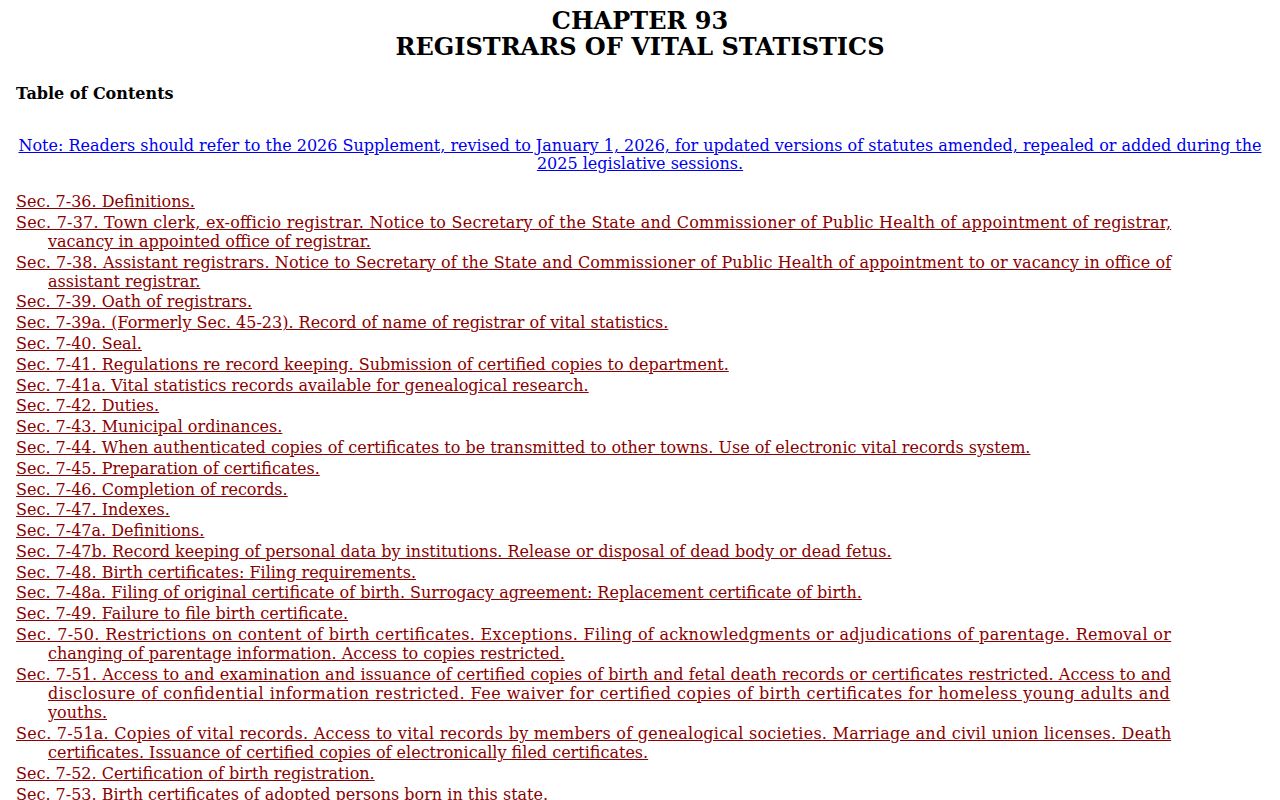 Town of Stratford County traffic court records Connecticut statute source